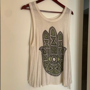 hamsa backless tank